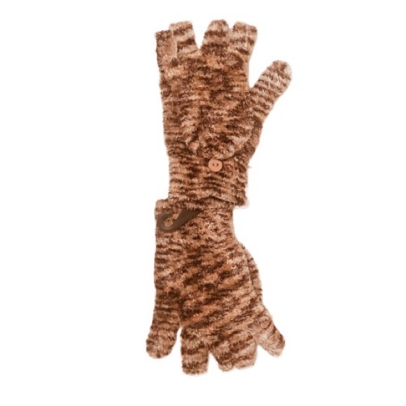 NWT COVINGTON Animal Print Fingerless Gloves - Picture 3 of 5